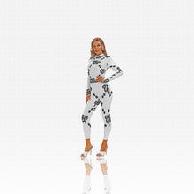 Load image into Gallery viewer, UTO IV &quot;Dalmatian&quot; Women&#39;s Long-sleeved High-neck Jumpsuit With Zipper
