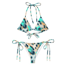 Load image into Gallery viewer, UTO IV &quot;Angelic Leopard&quot; Recycled String Bikini
