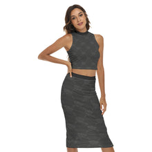 Load image into Gallery viewer, UTO IV &quot;Midnight&quot; Women&#39;s Tank Top &amp; Split High Skirt Set
