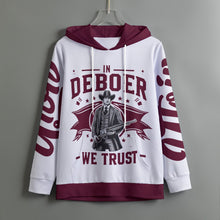 Load image into Gallery viewer, UTO IV &quot;In Deboer We Trust&quot; Women&#39;s Pullover Hoodie With Drawstring
