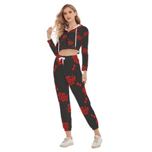 Load image into Gallery viewer, UTO IV &quot;Calotes&quot; Women&#39;s Crop Hoodie Sports Set
