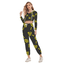 Load image into Gallery viewer, UTO IV &quot;Eyelash Viper&quot; Women&#39;s Crop Hoodie Sports Set

