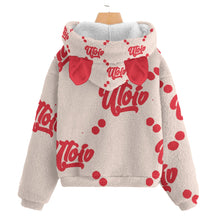 Load image into Gallery viewer, UTO IV &quot;Cheesecake&quot; Kid’s Borg Fleece Sweatshirt With Ear
