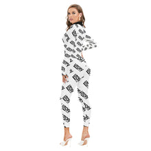 Load image into Gallery viewer, UTO IV Women&#39;s Long-sleeved High-neck Jumpsuit With Zipper
