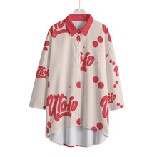 Load image into Gallery viewer, UTO IV &quot;Cheesecake&quot; Women&#39;s Chiffon Shirt With Elbow Sleeve
