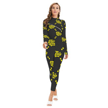 Load image into Gallery viewer, UTO IV &quot;Eyelash Viper&quot; Women&#39;s Long-sleeved High-neck Jumpsuit With Zipper
