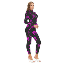 Load image into Gallery viewer, UTO IV &quot;Spider Crab&quot; Women&#39;s Long-sleeved High-neck Jumpsuit With Zipper

