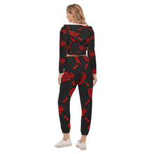 Load image into Gallery viewer, UTO IV &quot;Calotes&quot; Women&#39;s Crop Hoodie Sports Set
