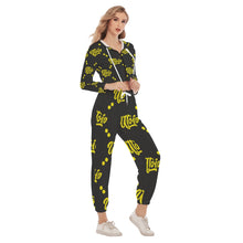 Load image into Gallery viewer, UTO IV &quot;Eyelash Viper&quot; Women&#39;s Crop Hoodie Sports Set
