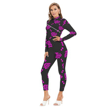 Load image into Gallery viewer, UTO IV &quot;Spider Crab&quot; Women&#39;s Long-sleeved High-neck Jumpsuit With Zipper
