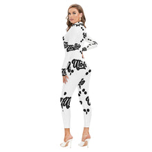 Load image into Gallery viewer, UTO IV &quot;Dalmatian&quot; Women&#39;s Long-sleeved High-neck Jumpsuit With Zipper
