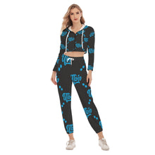 Load image into Gallery viewer, UTO IV &quot;Coon-ey Island&quot; Women&#39;s Crop Hoodie Sports Set
