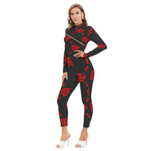 Load image into Gallery viewer, UTO IV &quot;Calotes&quot; Women&#39;s Long-sleeved High-neck Jumpsuit With Zipper
