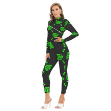 Load image into Gallery viewer, UTO IV &quot;Superb Bird&quot; Women&#39;s Long-sleeved High-neck Jumpsuit With Zipper
