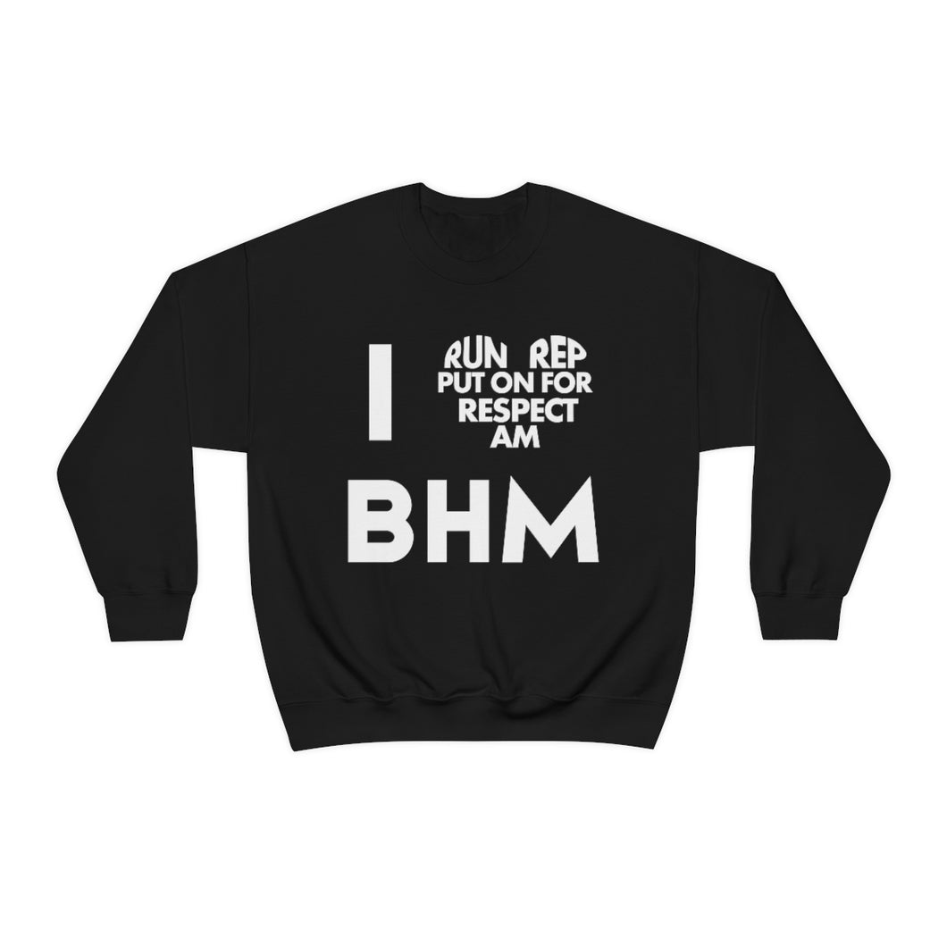 I ❤︎ BHM Unisex Heavy Blend™ Crewneck Sweatshirt