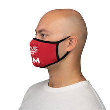Load image into Gallery viewer, I ❤︎ BHM Collection Fitted Polyester Face Mask
