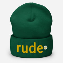 Load image into Gallery viewer, UTO IV &quot;RUDE&quot; Cuffed Beanie
