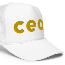 Load image into Gallery viewer, UTO IV CEO. Foam trucker hat
