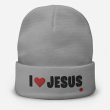 Load image into Gallery viewer, UTO IV &quot;I LOVE JESUS&quot; Embroidered Beanie
