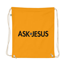 Load image into Gallery viewer, UTO IV &quot;ASK JESUS&quot; Organic Cotton Drawstring Bag
