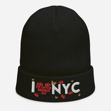 Load image into Gallery viewer, I ❤️ NYC Organic ribbed beanie
