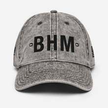 Load image into Gallery viewer, UTO IV &quot;BHM&quot; Vintage Cotton Twill Cap
