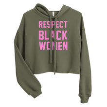 Load image into Gallery viewer, UTO IV &quot;Respect Black Women&quot; Crop Hoodie
