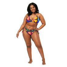 Load image into Gallery viewer, UTO IV &quot;Berry Paisley&quot; Recycled String Bikini
