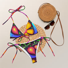 Load image into Gallery viewer, UTO IV &quot;Berry Paisley&quot; Recycled String Bikini
