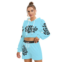 Load image into Gallery viewer, UTO IV Women&#39;s Mirco Fleece Hoodie And Shorts Set
