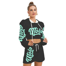 Load image into Gallery viewer, UTO IV Women&#39;s Mirco Fleece Hoodie And Shorts Set
