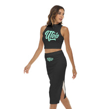 Load image into Gallery viewer, UTO IV Women&#39;s Tank Top &amp; Split High Skirt Set
