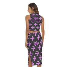 Load image into Gallery viewer, UTO IV &quot;Mid-Evil&quot; Women&#39;s Tank Top &amp; Split High Skirt Set
