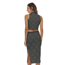 Load image into Gallery viewer, UTO IV &quot;Midnight&quot; Women&#39;s Tank Top &amp; Split High Skirt Set
