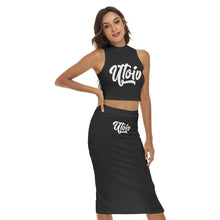 Load image into Gallery viewer, UTO IV Women&#39;s Tank Top &amp; Split High Skirt Set
