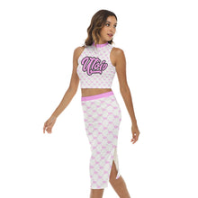 Load image into Gallery viewer, All-Over Print Women&#39;s Tank Top &amp; Split High Skirt Set
