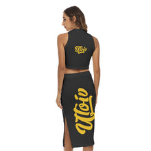 Load image into Gallery viewer, UTO IV Women&#39;s Tank Top &amp; Split High Skirt Set
