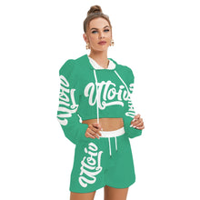 Load image into Gallery viewer, UTO IV Women&#39;s Mirco Fleece Hoodie And Shorts Set
