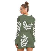 Load image into Gallery viewer, UTO IV Women&#39;s Mirco Fleece Hoodie And Shorts Set
