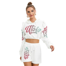 Load image into Gallery viewer, UTO IV Women&#39;s Mirco Fleece Hoodie And Shorts Set
