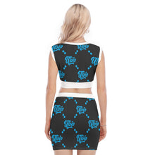 Load image into Gallery viewer, UTO IV &quot;Coon-ey Island&quot; Women&#39;s Collarless V Collar Vest Skirt Suit
