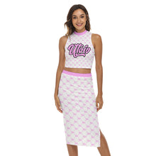 Load image into Gallery viewer, All-Over Print Women&#39;s Tank Top &amp; Split High Skirt Set
