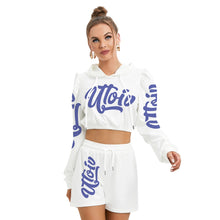 Load image into Gallery viewer, UTO IV Women&#39;s Mirco Fleece Hoodie And Shorts Set
