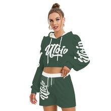 Load image into Gallery viewer, UTO IV Women&#39;s Mirco Fleece Hoodie And Shorts Set
