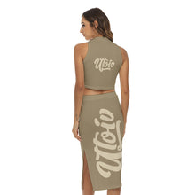 Load image into Gallery viewer, UTO IV Women&#39;s Tank Top &amp; Split High Skirt Set
