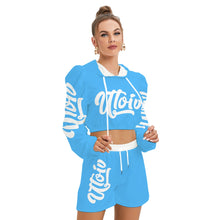 Load image into Gallery viewer, UTO IV Women&#39;s Mirco Fleece Hoodie And Shorts Set
