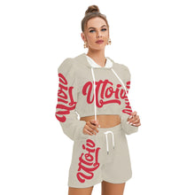 Load image into Gallery viewer, UTO IV Women&#39;s Mirco Fleece Hoodie And Shorts Set
