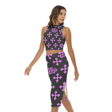 Load image into Gallery viewer, UTO IV &quot;Mid-Evil&quot; Women&#39;s Tank Top &amp; Split High Skirt Set
