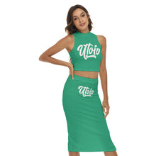 Load image into Gallery viewer, UTO IV Women&#39;s Tank Top &amp; Split High Skirt Set
