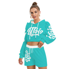 Load image into Gallery viewer, UTO IV Women&#39;s Mirco Fleece Hoodie And Shorts Set
